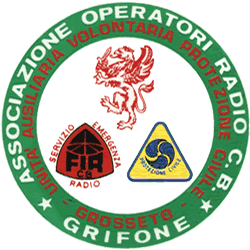 logo associazione operatori  radio cb grifone