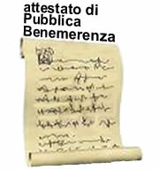 attestoto di Pubblica Benemerenza
